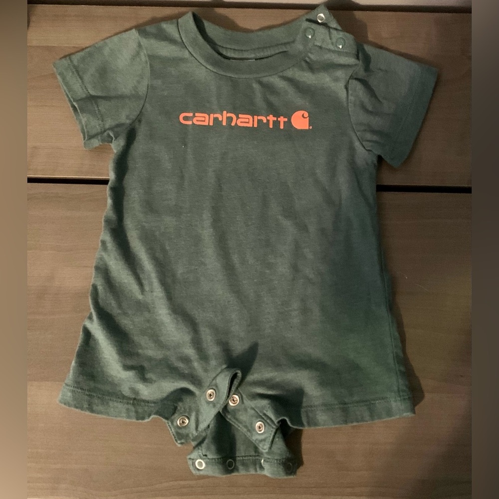 6 months- Short-Sleeve green Bodysuit - Infants'